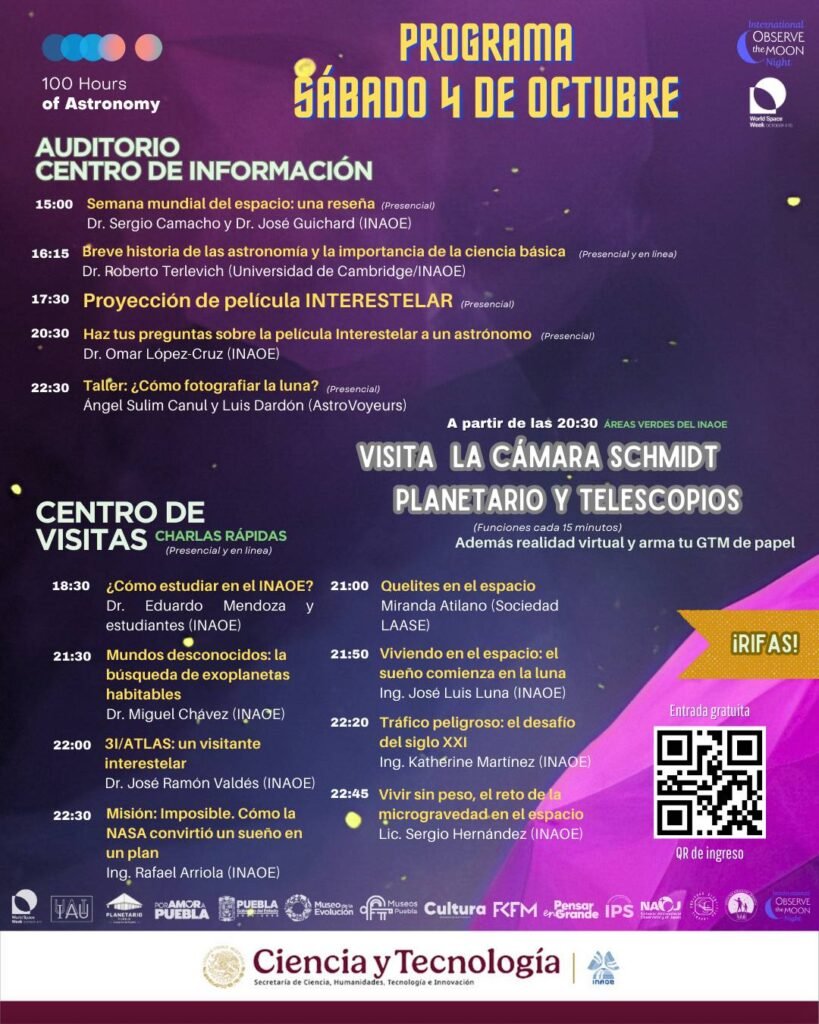 555508445_1102896545289909_1892376809298989955_n-819x1024 100 horas de Astronomía en Puebla: talleres y proyección de Interestelar