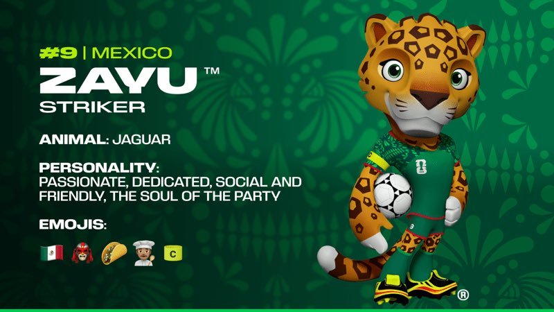 G1s3UDLakAAIDOj Conoce a Zayu, Clutch y Maple, las mascotas del Mundial 2026