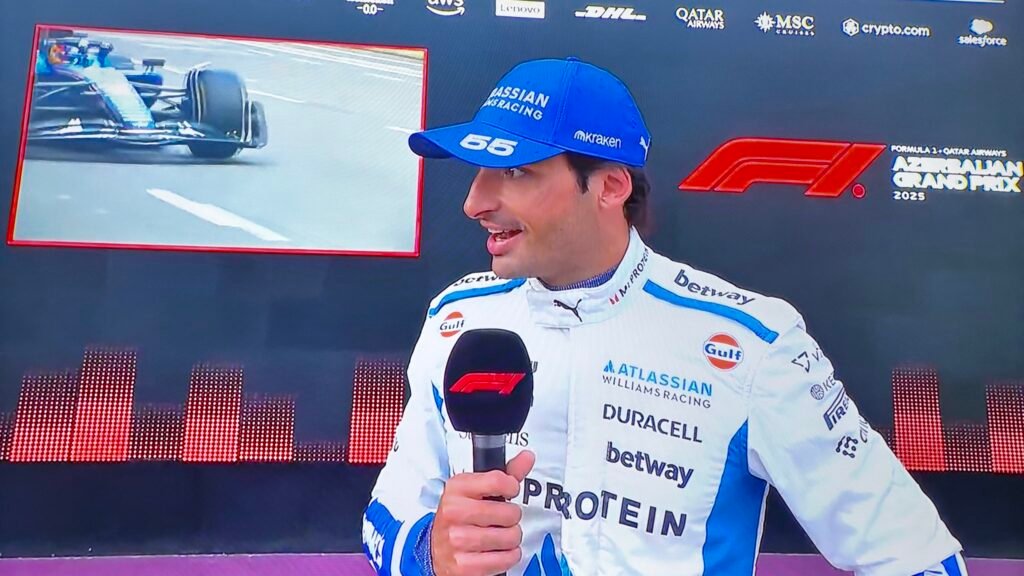 IMG_8881-1024x576 Carlos Sainz sorprende en Bakú y saldrá segundo junto a Verstappen