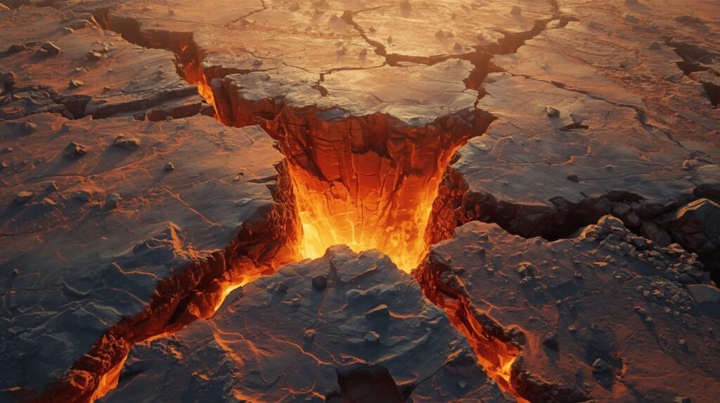 Imagen-artistica-y-realista-de-sismos-sobre-la-superficie-del-planeta-Marte-vista-area-2-1024x573 Detectan indicios de un núcleo sólido en Marte con datos de InSight