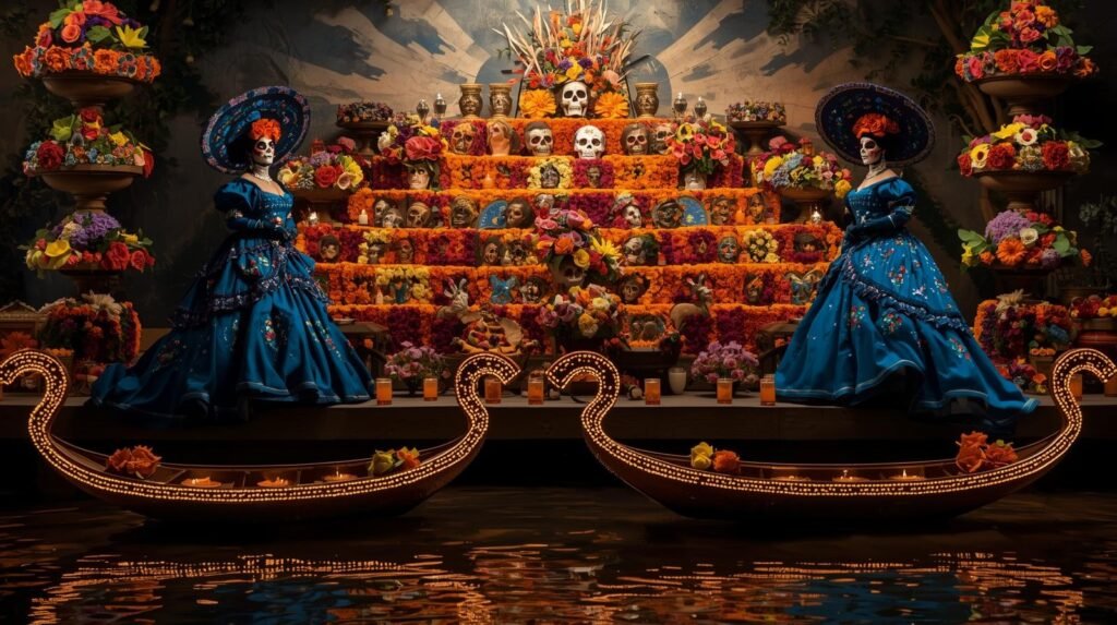 catrinas-dia-de-muertos-ofrendas-monumentales-leyendas-inmersivas-trajineras-iluminadasofrendas-monumentales-leyendas-inmersivas-trajineras-iluminadas-4-1024x573 Ofrendas, leyendas y trajineras iluminadas en el Festival Catrinerías 2025