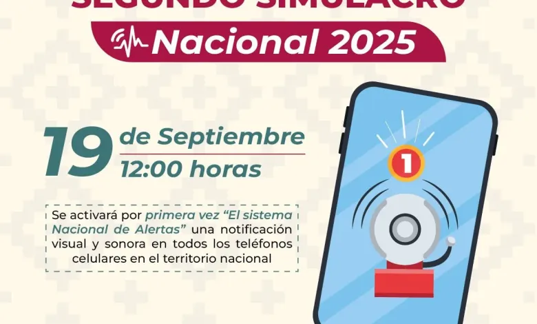 simulacro Puebla participará en el Simulacro Nacional 2025 con hipótesis de sismo de 8.1 grados